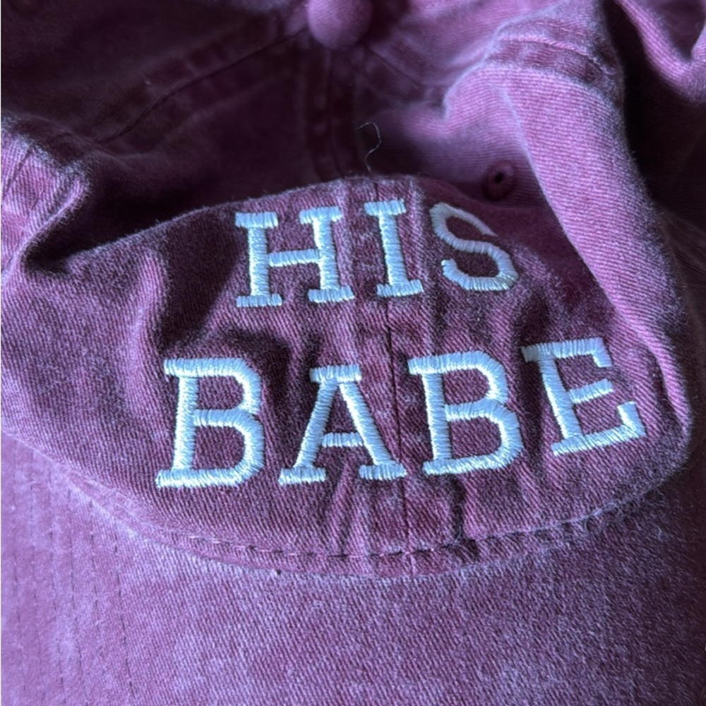 His Babe Pink Cap